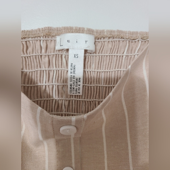 Leith Linen High Waist Culottes & Crop Top Set - Picture 10 of 16